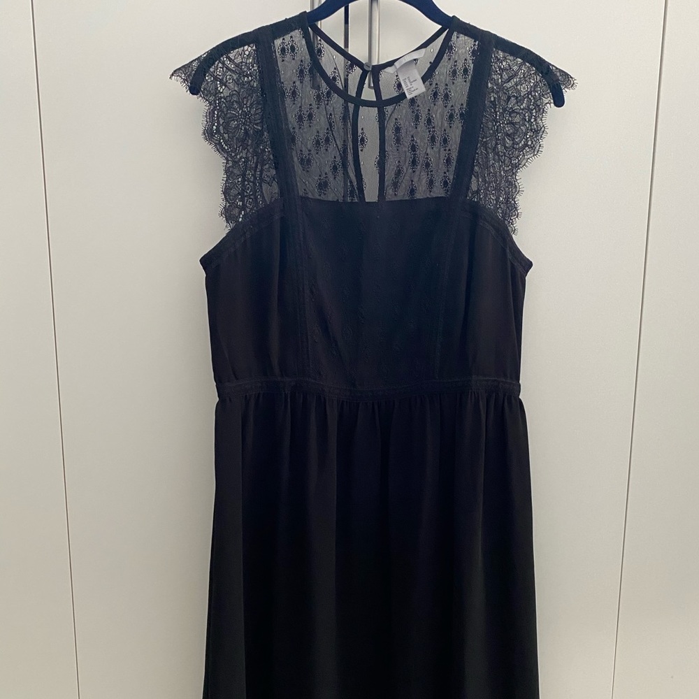 H&M lace black dress